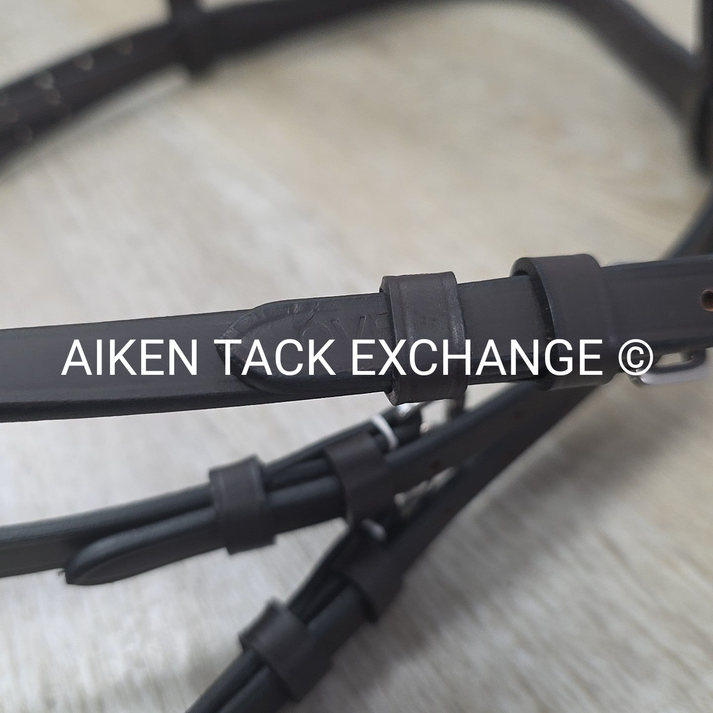 HDR Advantage Mono Crown Padded Bridle with Reins, Havana, Oversize