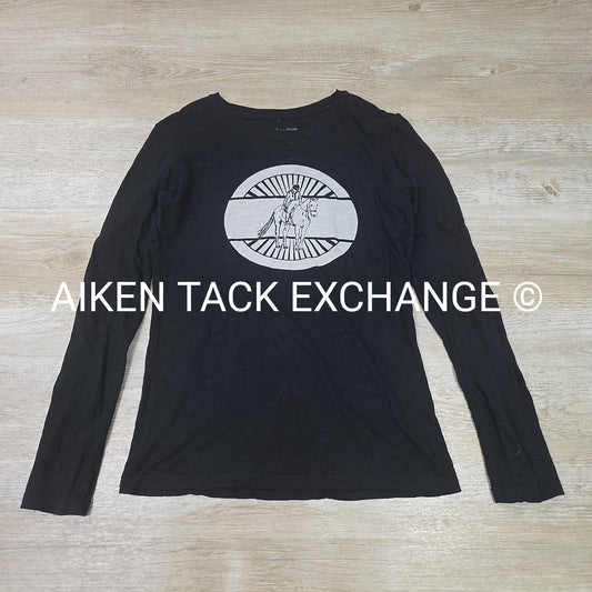 Cowgirls for a Cause Dressage Long Sleeve Top, Size Large