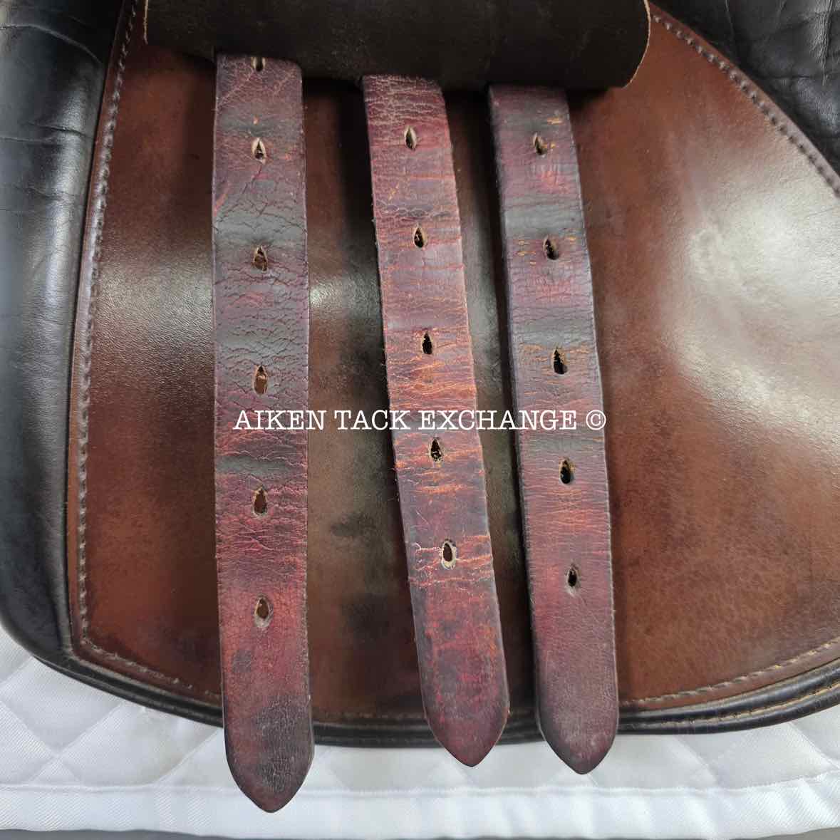 **SOLD** Berney Brothers GP All Purpose Saddle, 18" Seat, Wide Tree, Wool Flocked Panels