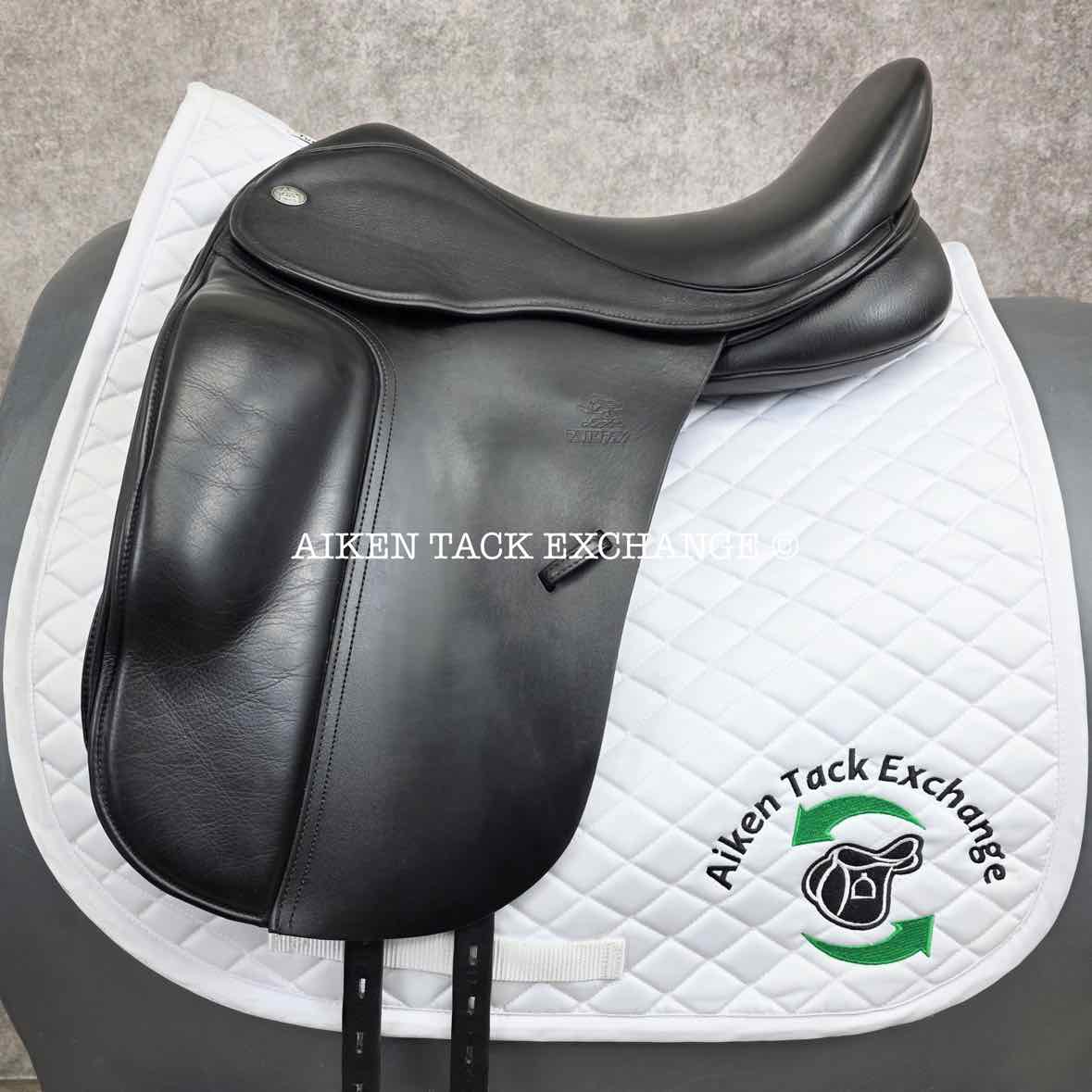 **SOLD** 2019 Fairfax Classic Cupped Flap Dressage Saddle, 17" Seat, Adjustable Tree - Changeable Gullet, Wool Flocked Panels