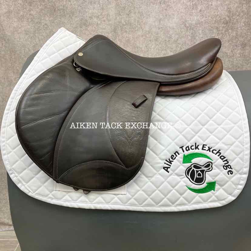 **SOLD** 2013 Voltaire Palm Beach Close Contact Jump Saddle, 17" Seat, 2A Flap, Medium Wide Tree, FIN Panels, Full Buffalo Leather