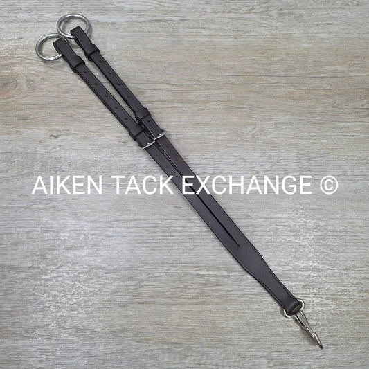 Adjustable Running Martingale Attachment, Brown, Size Full