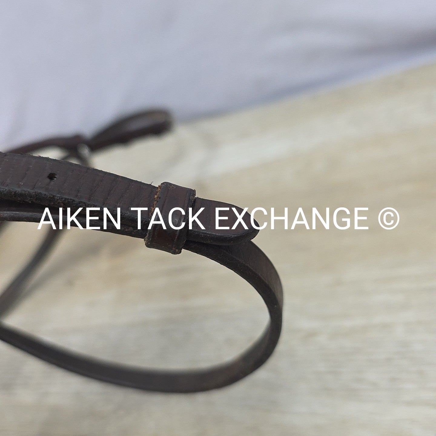 Plain Raised Figure 8 Noseband, Brown, Size Full