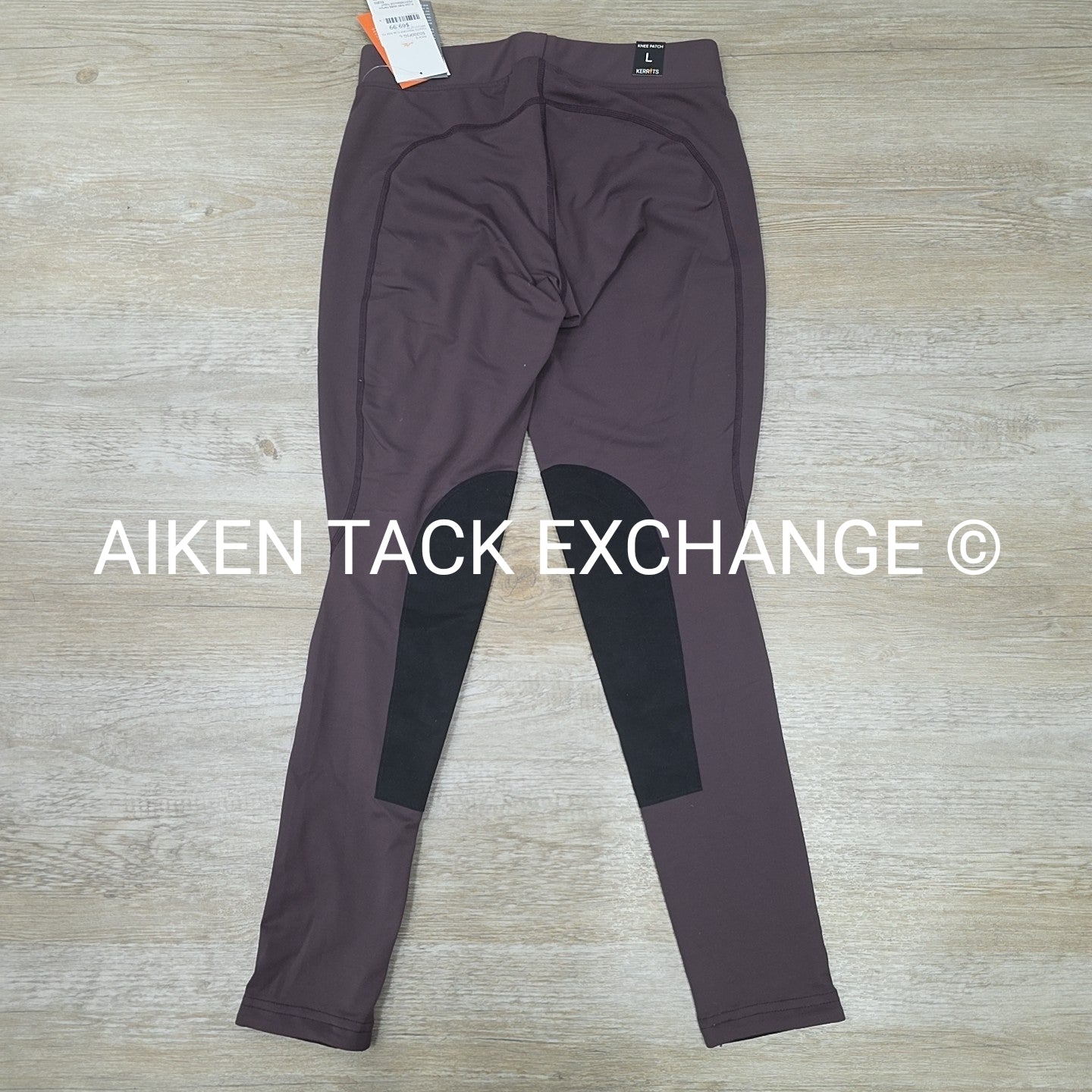 Kerrits Flow Rise Knee Patch Performance Tights, Women's Large