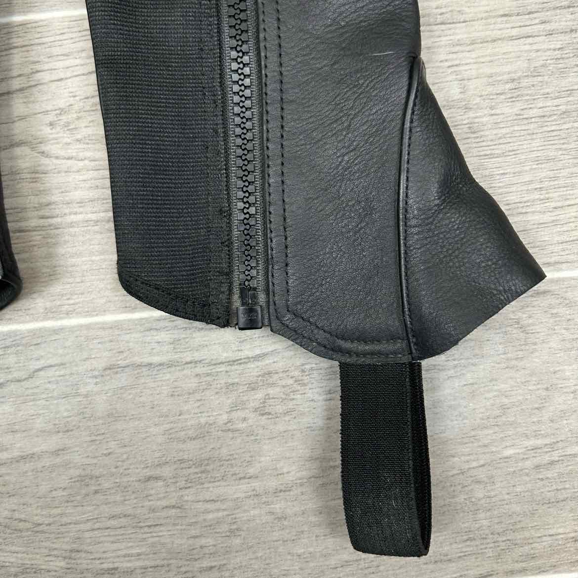 Horze Leather Half Chaps, Size Small