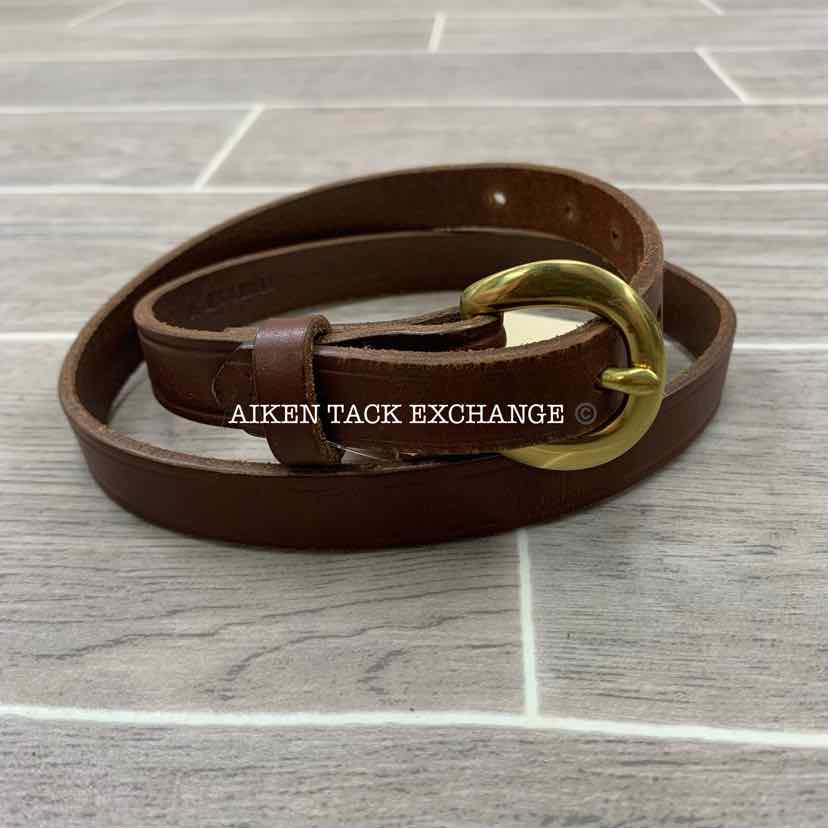 Perri's Flat Leather Belt 30
