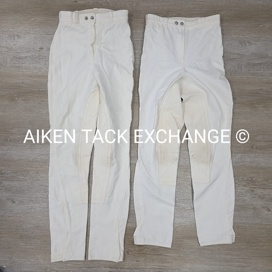 BARGAIN BUNDLE: 2 Pair Elizabeth G Full Leg Breeches, Size 26 Tall