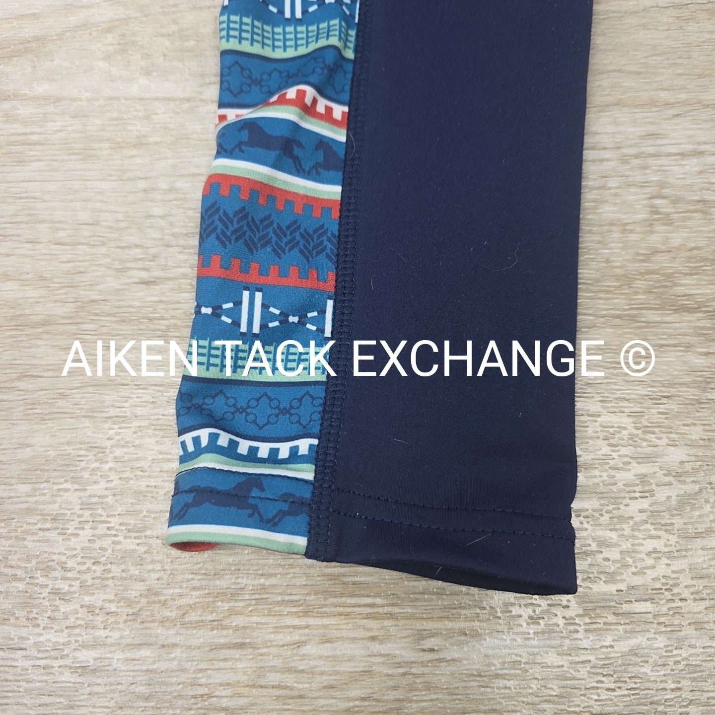 Kerrits Fleece Lite Silicone Grip Knee Patch Tights, Size Medium