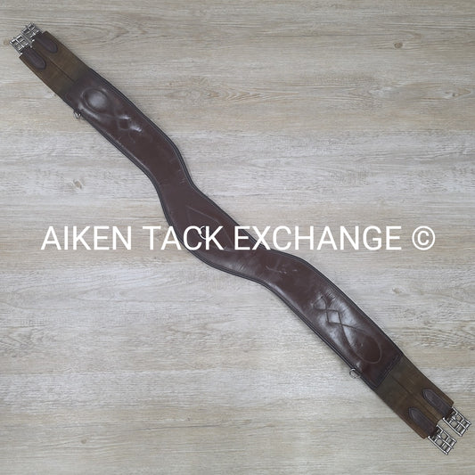 Total Saddle Fit Anatomic Shoulder Relief Girth, Brown, 56"