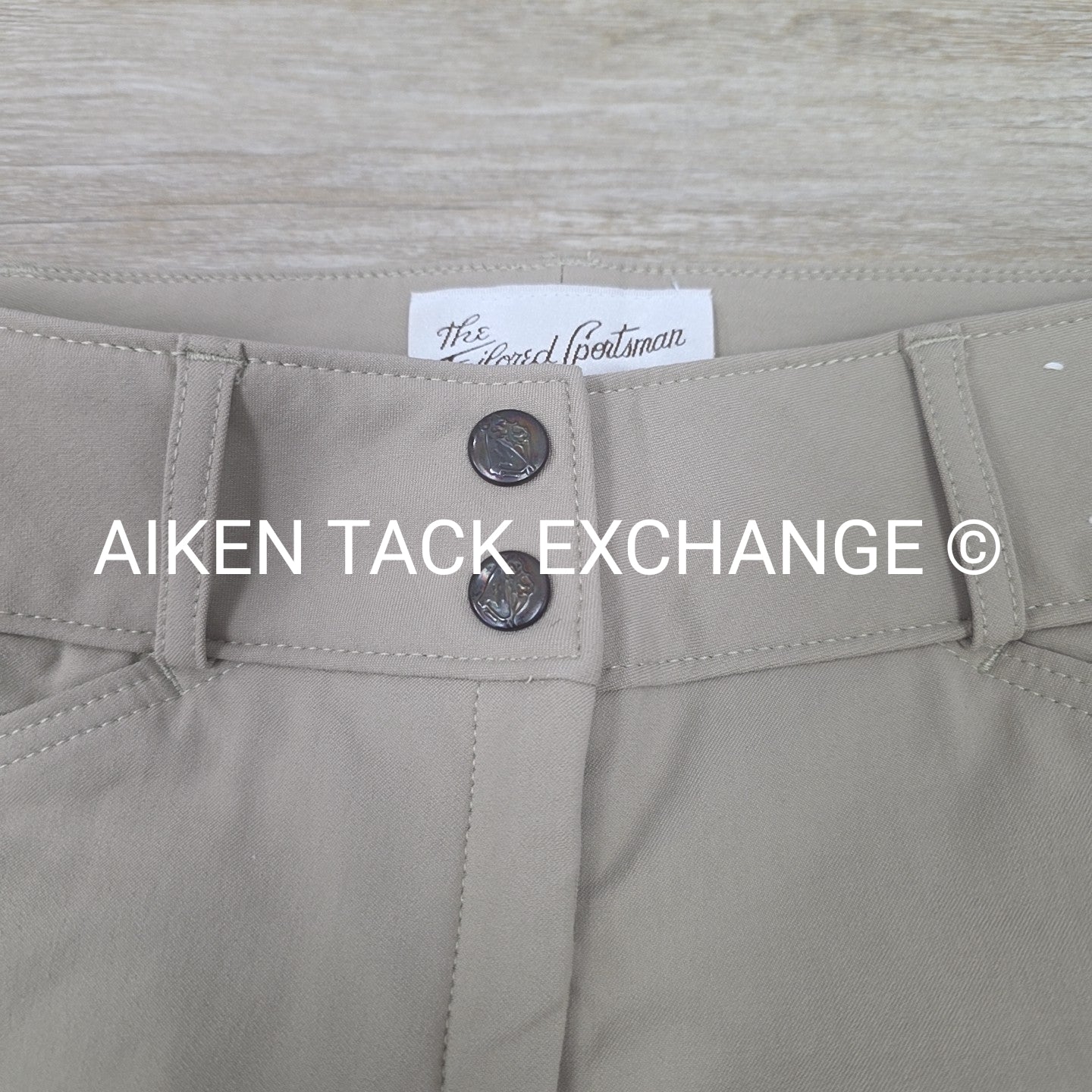 Tailored Sportsman Trophy Hunter Knee Patch Breeches, Size 28