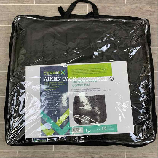 Ceramix BioCeramic Therapy TheraTex Close Contact Saddle Pad, Black, Brand New