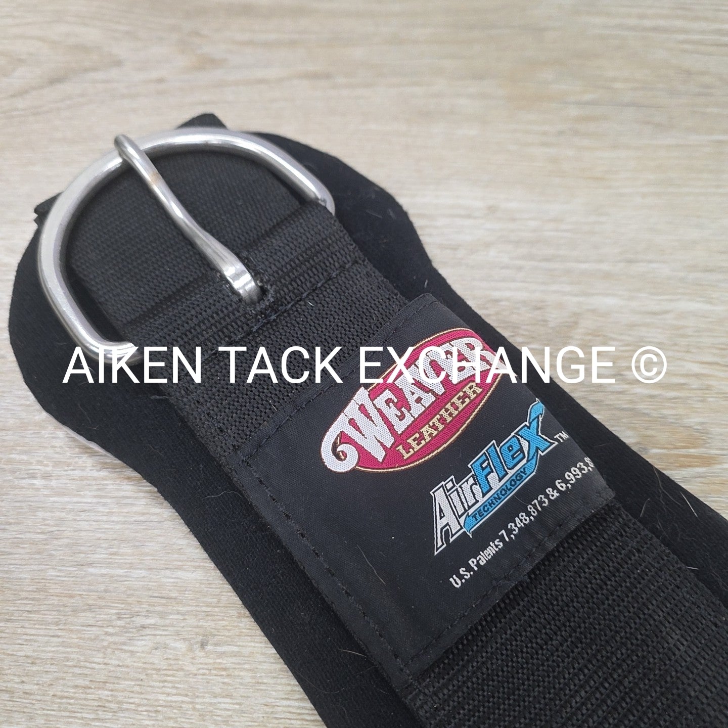 Weaver Leather AirFlex Straight Western Cinch, Black, 36"