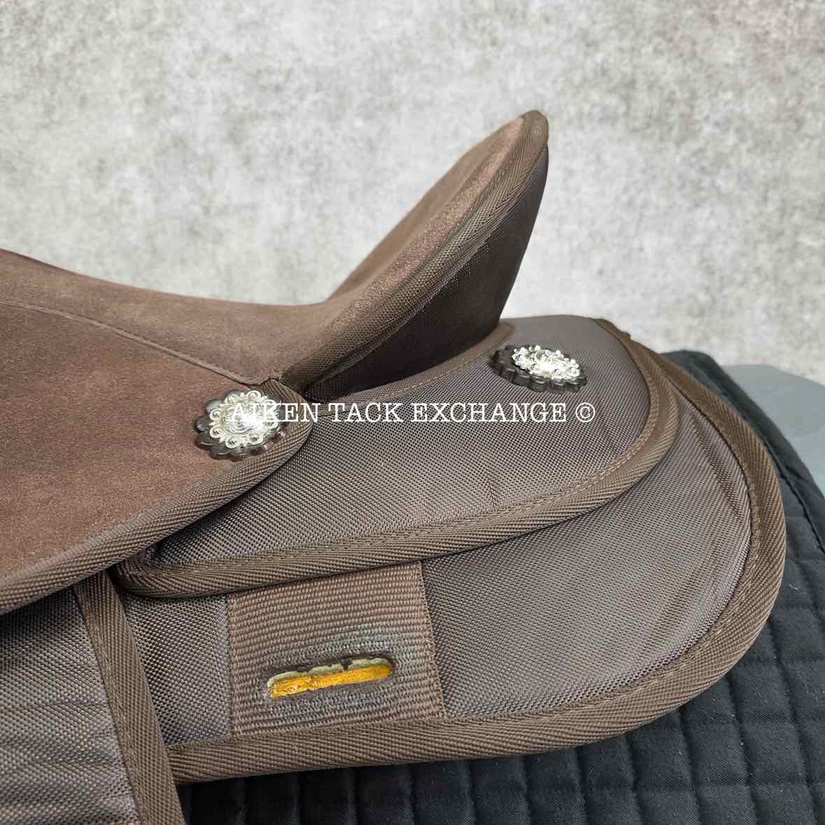 Tough 1 King Series 9215 Synthetic Western Saddle, 15" Seat, Wide Tree - Full QH Bars
