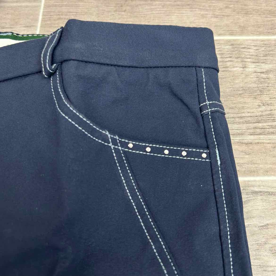 KL Select USG "Joy" Silicone Full Seat Breeches, Size 26