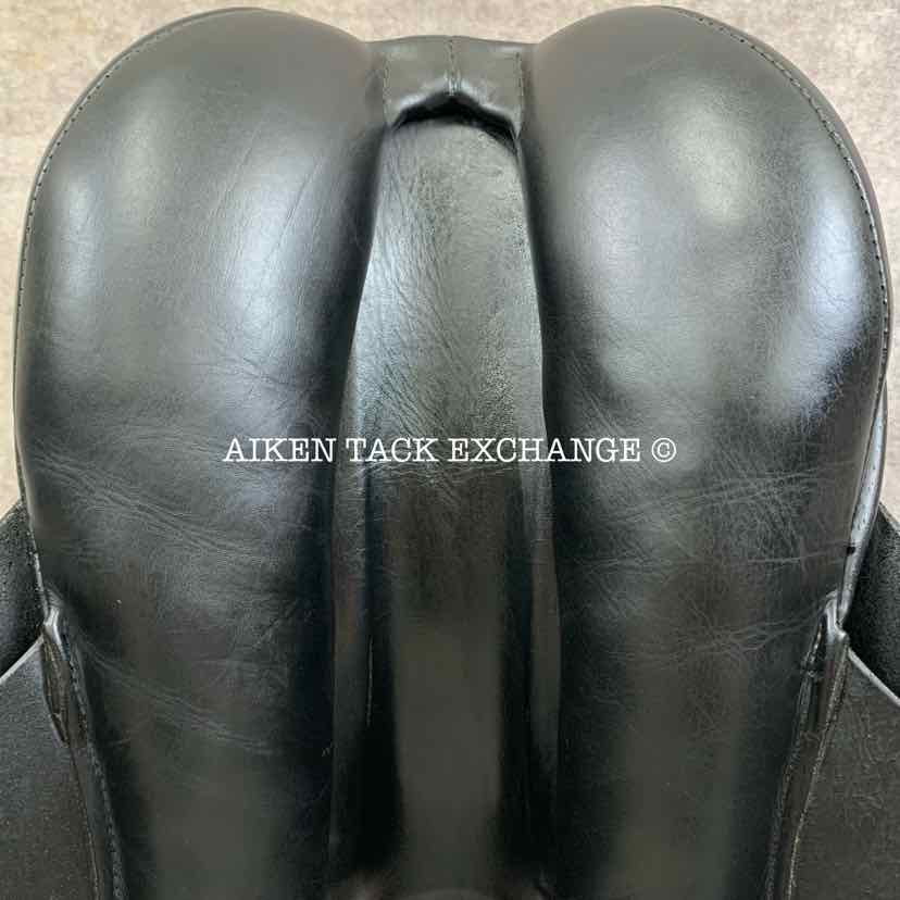 Centaur by Michael Stokes Dressage Saddle, 17.5" Seat, Short Flap, Medium Tree, Wool Flocked Panels
