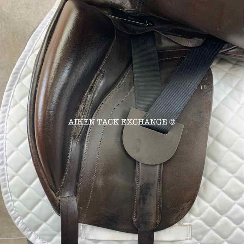 2011 Hulsebos DR CC Dressage Saddle, 17.5" Seat, Medium Wide Tree, Wool Flocked Panels