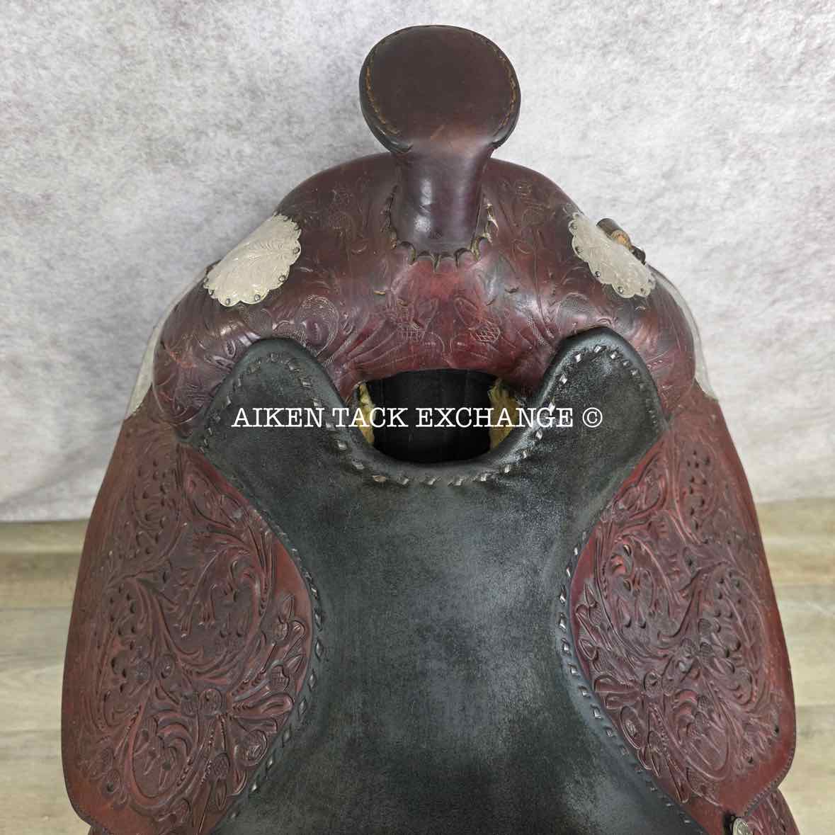 Billy Royal Western Saddle, 15.5" Seat, Regular Tree - Semi QH Bars