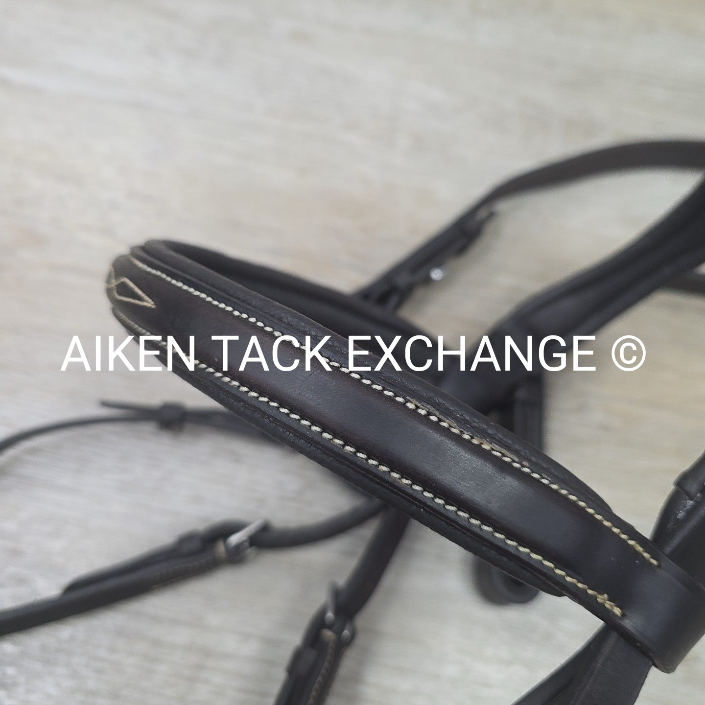 Monocrown Fancy Stitched Bridle with Laced Reins, Brown, Size Full