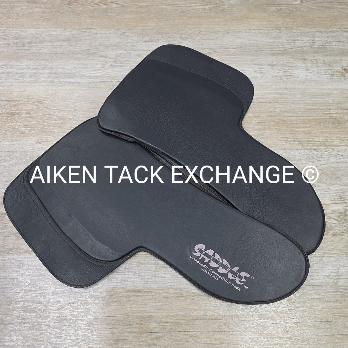 Saddle Right Orthopedic Leather Half Pad, 21" (17"-17.5")