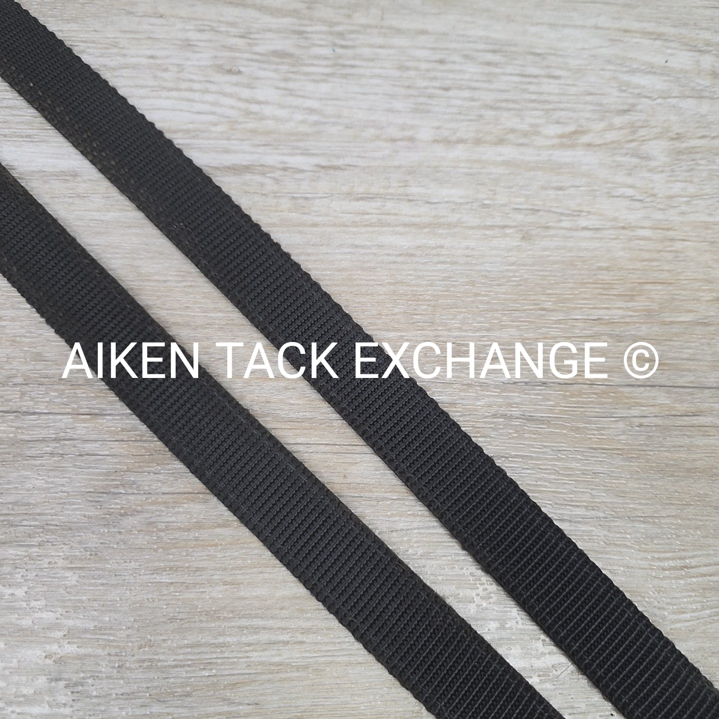 Nylon Stirrup Leathers, Black, 52"