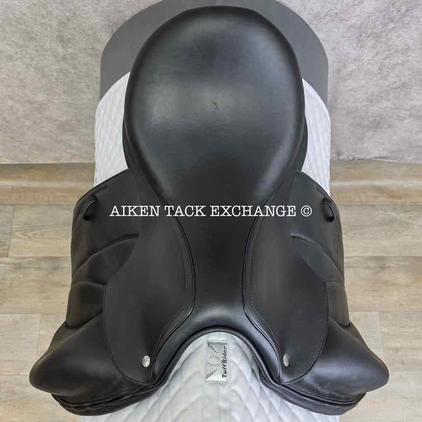 **SOLD** 2022 Voltaire Adelaide Monoflap Dressage Saddle, 17.5" Seat, 2AA Flap, Wide Tree, PRO Panels, Full Buffalo Leather