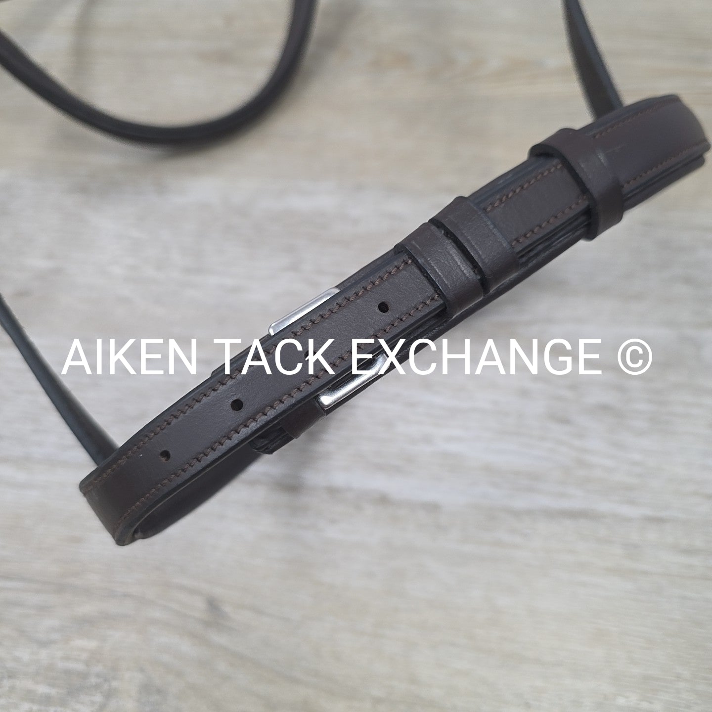 HDR Advantage Mono Crown Padded Bridle with Reins, Havana, Size Cob