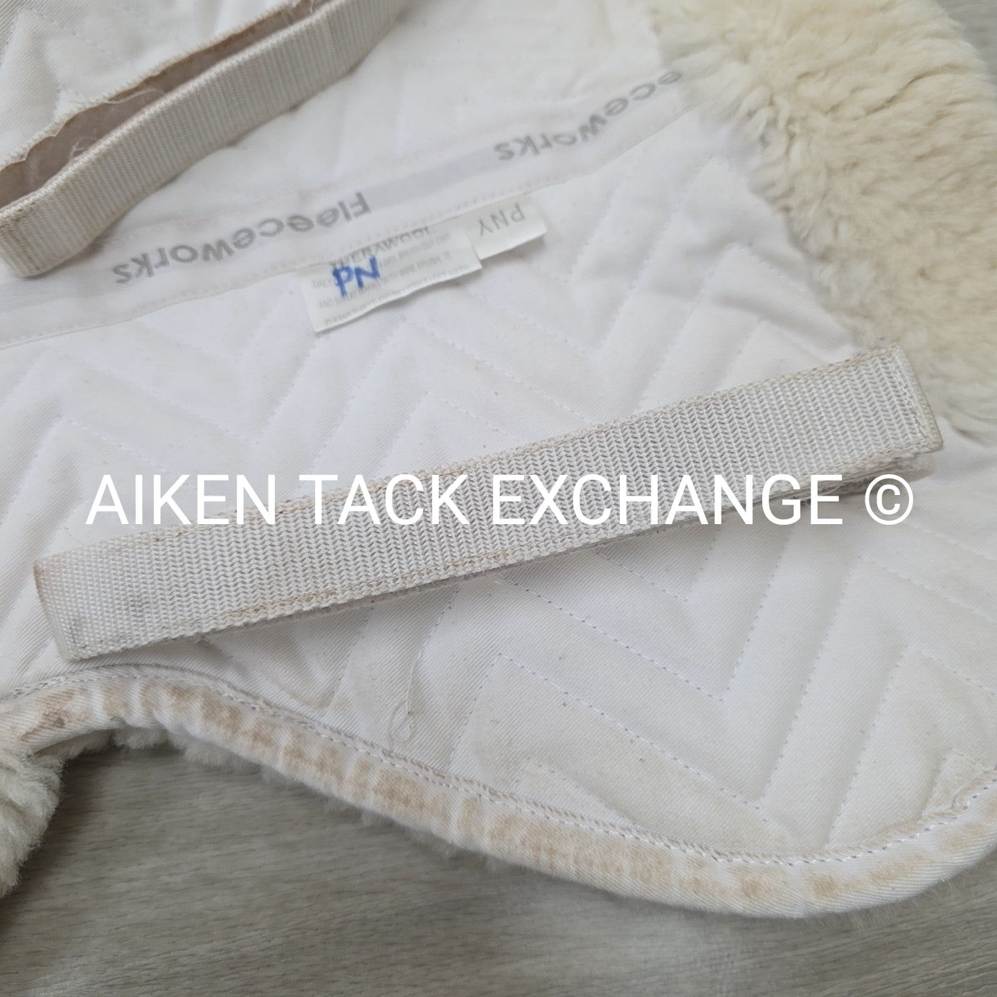 Fleeceworks Sheepskin Classic Original Half Pad with Rolled Edge, Pony