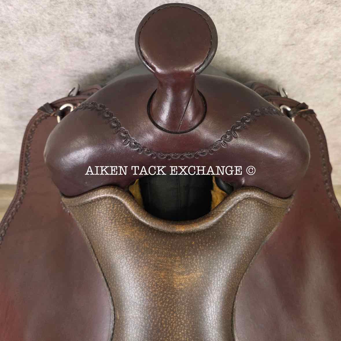 2017 Circle Y 1566 Nova Flex2 Trail Plus Western Saddle, 16" Seat, Wide Tree - Full QH Bars