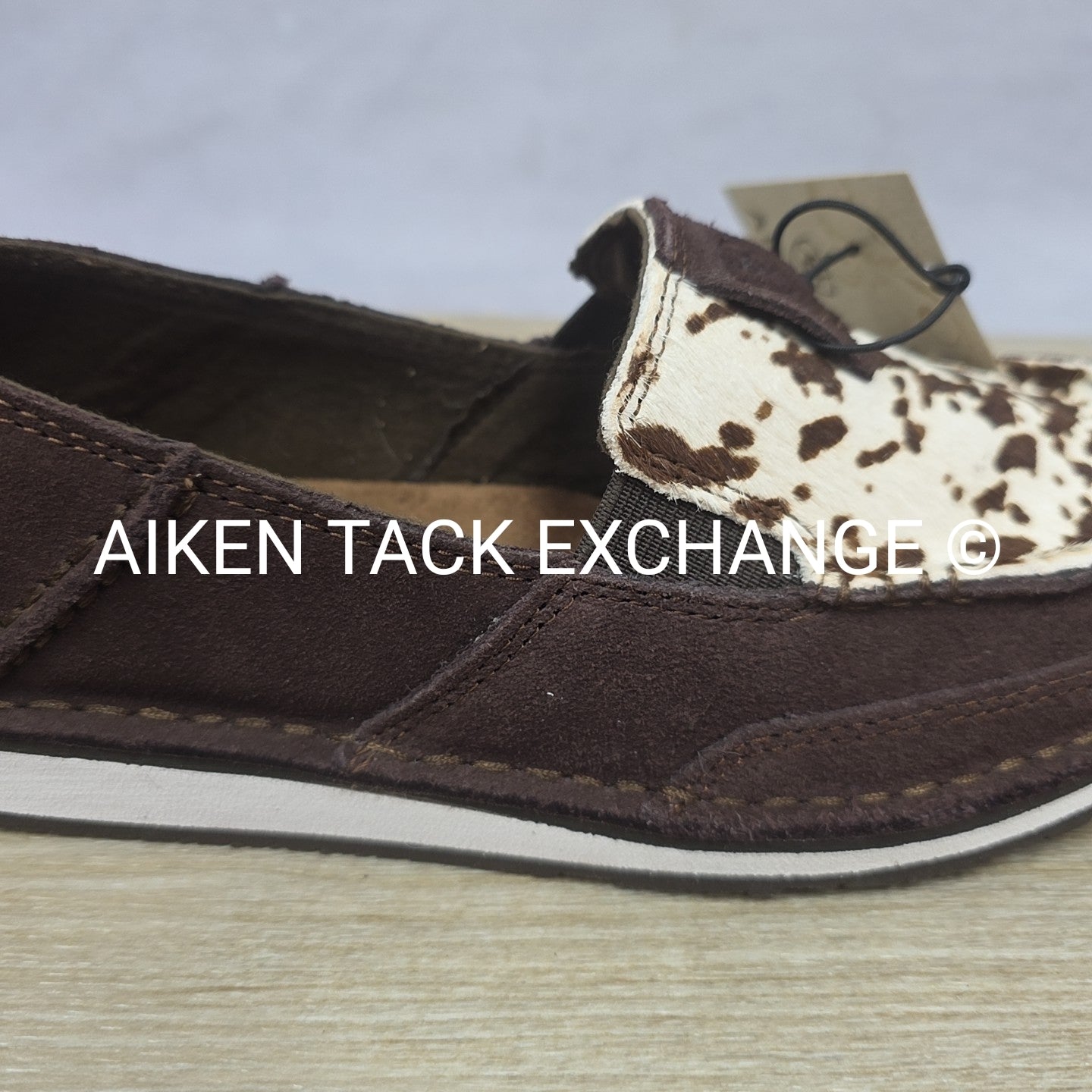 Ariat Chocolate Chip Suede Spotted Hair Cruisers, Brand New, Size 7.5