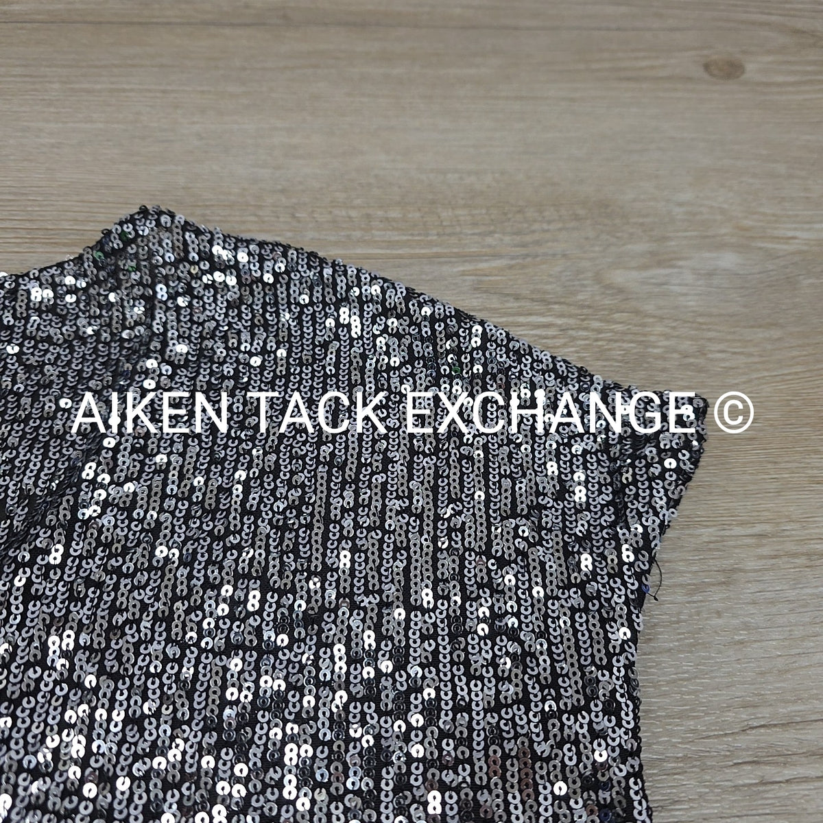 MSK Short Sleeve Sequin Blouse, Women's Small