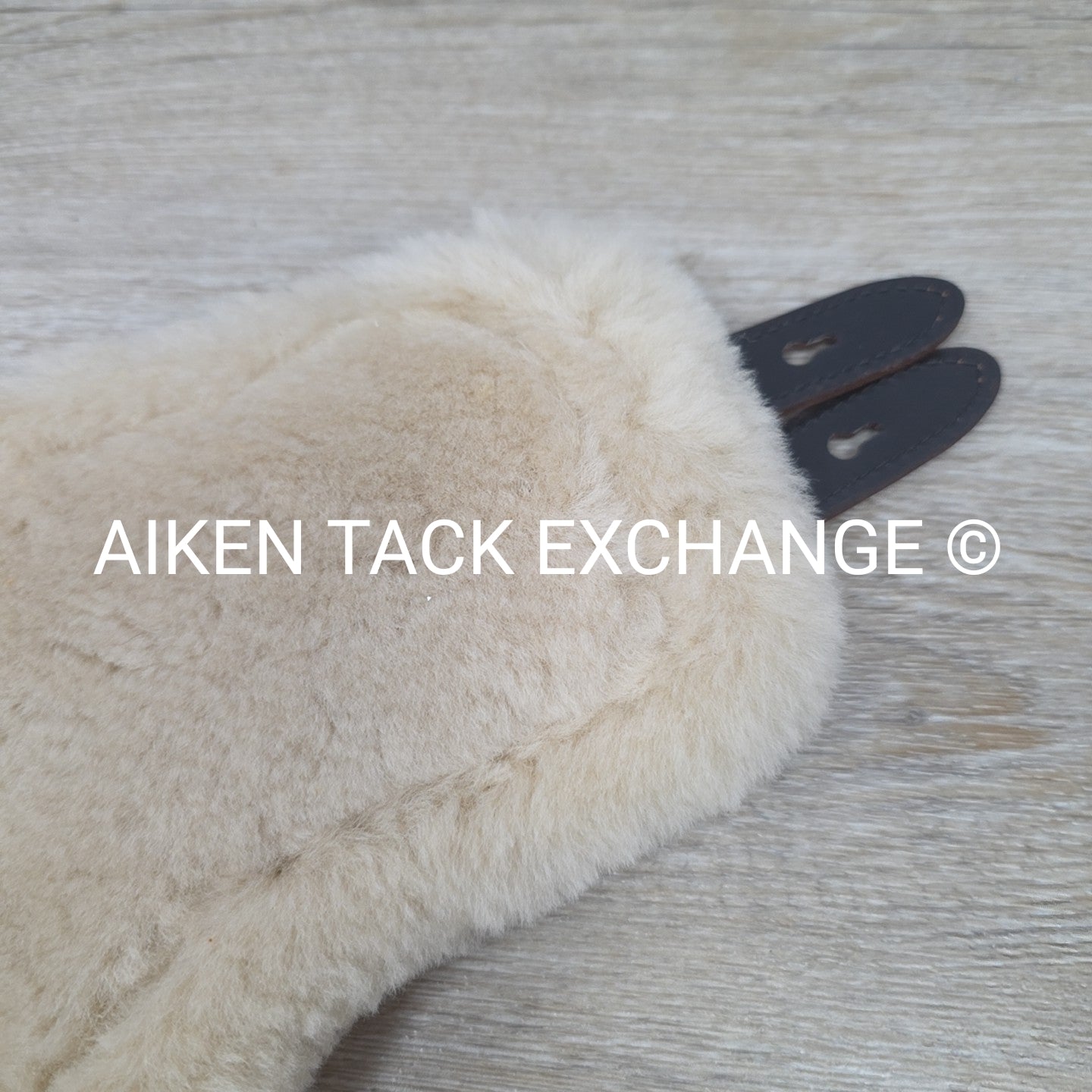 Prestige Sheepskin Lined Leather Hind Fetlock Boots, Brown, Size Large