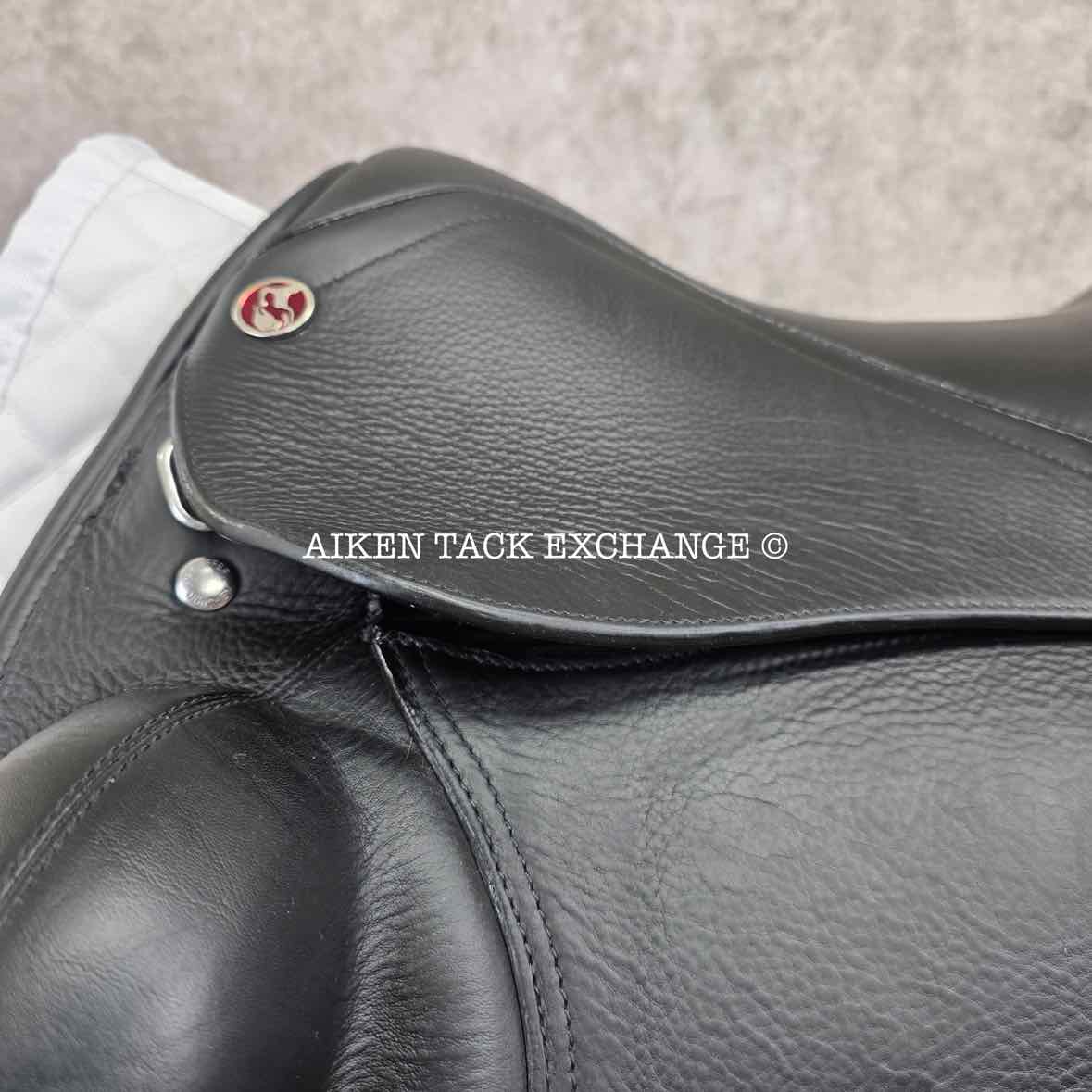 Kieffer Brugge Dressage Saddle, 18" Seat, Medium Tree