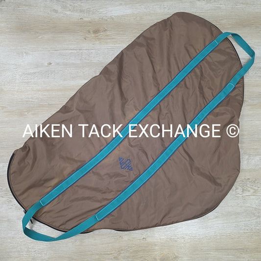 Fleece Lined Saddle Cover Carry Bag, Missing Strap & Has Custom Embroidery