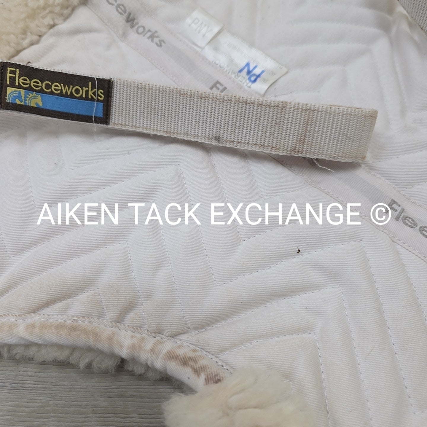 Fleeceworks Sheepskin Classic Original Half Pad with Rolled Edge, Pony