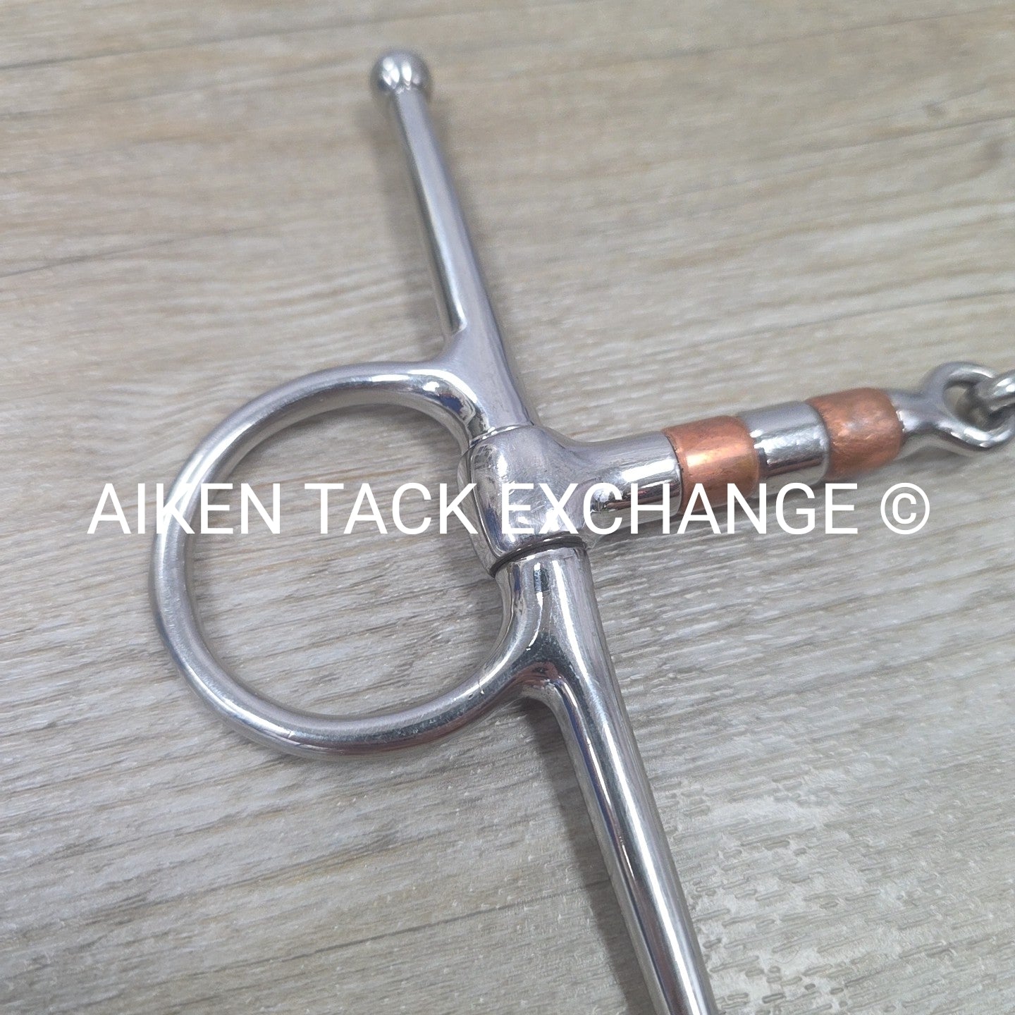 Carlyle Single Joint Copper Roller Full Cheek Bit 5"