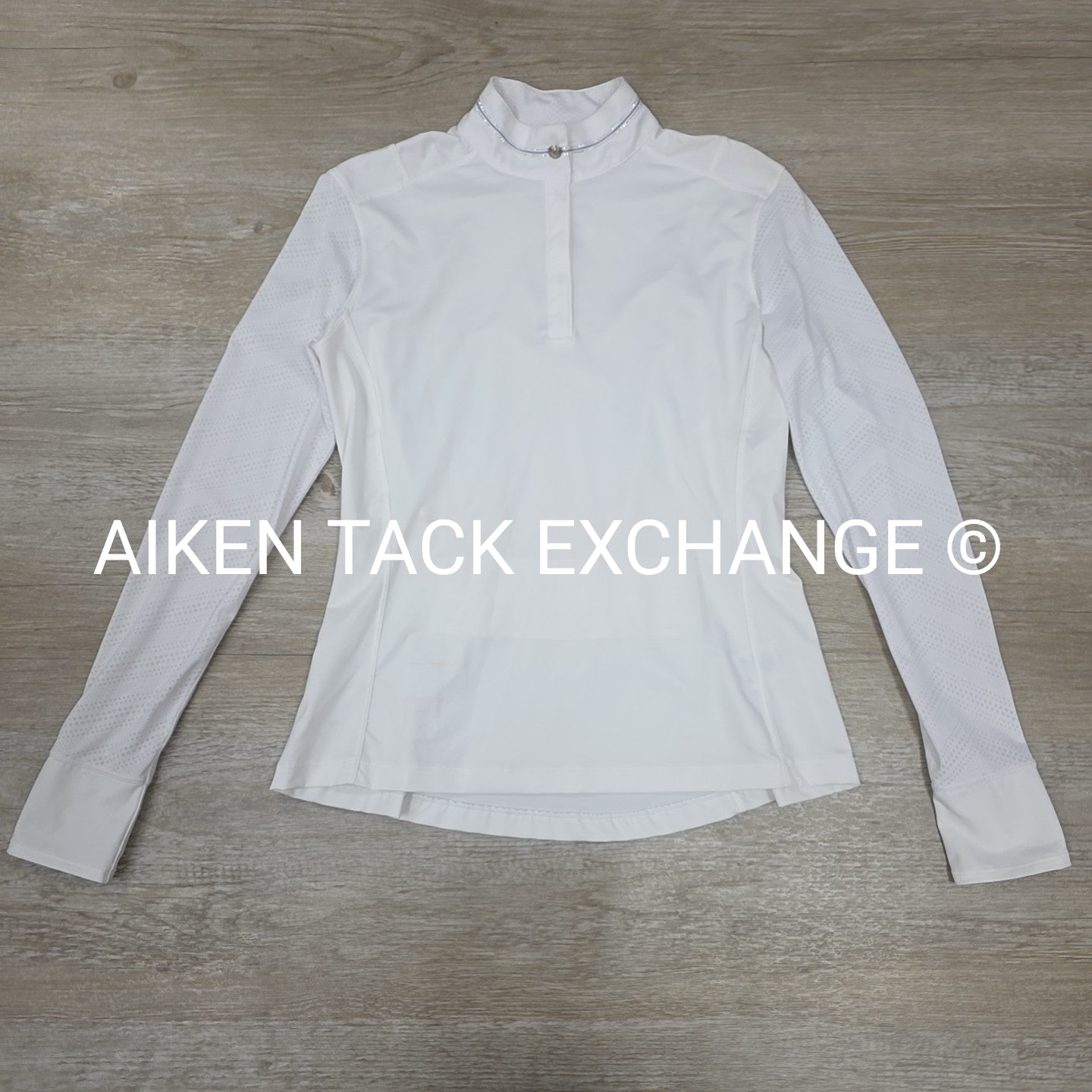 Chestnut Bay SkyCool Long Sleeve Show Shirt, Size Small