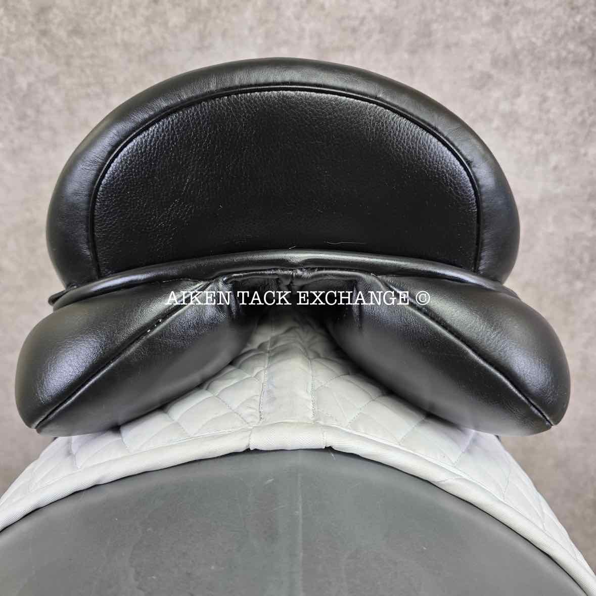 2018 Custom Saddlery Signature Steffen's Advantage Monoflap Dressage Saddle, 18" Seat, Adjustable Tree, Wool Flocked Panels