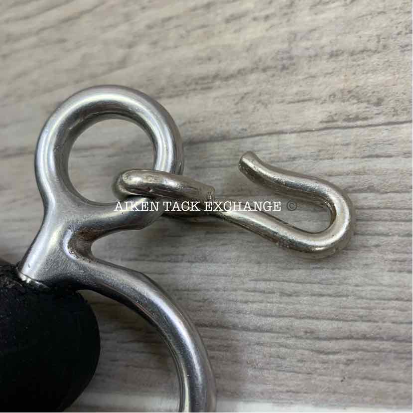 Single Joint Rubber Pelham Bit (has chew marks & blemishes) 4.25"