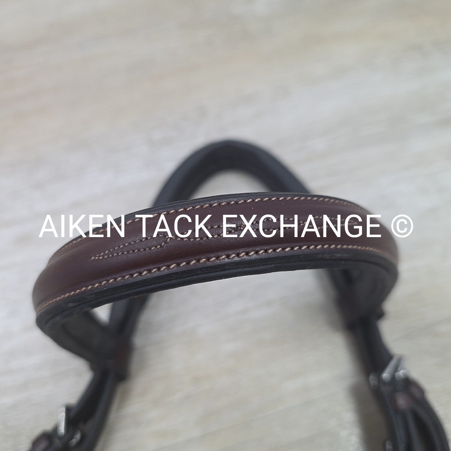 KL Select Red Barn Fancy Stitched Bridle, No Reins, Size Full