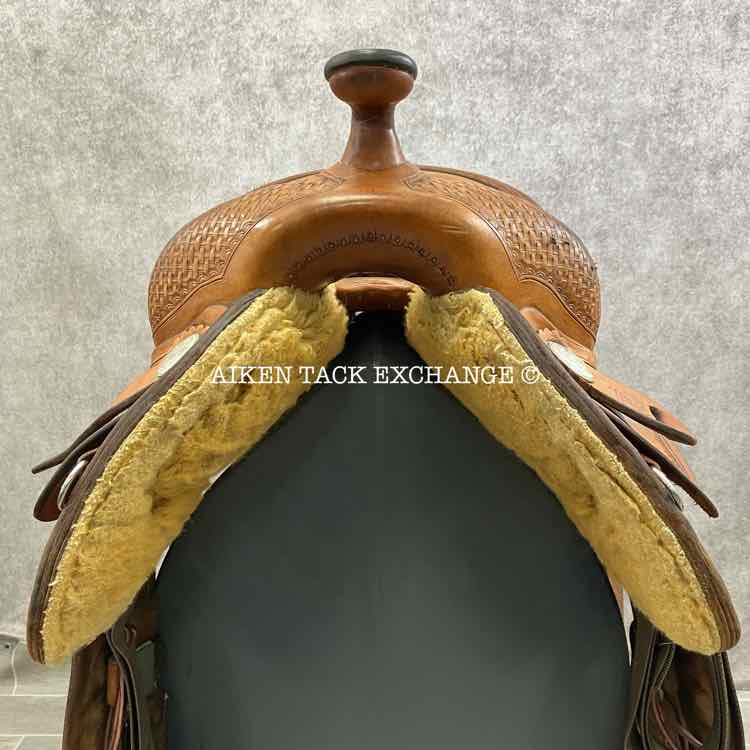 Pard's Western Saddle, 16" Seat, Wide Tree - Full QH Bars