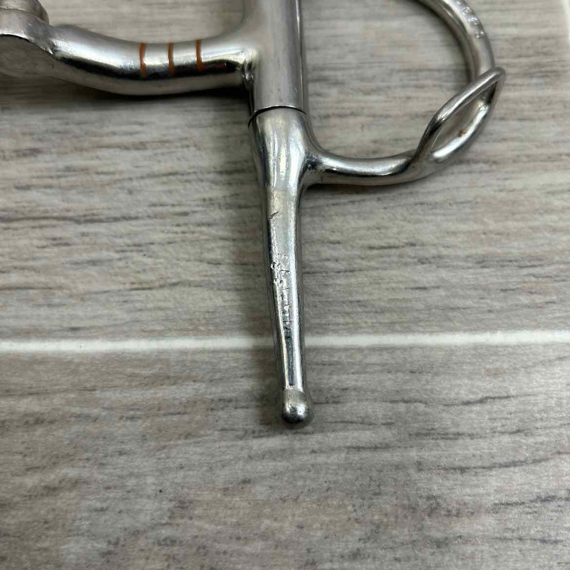 Double Joint Hinged Full Cheek Bit with Hooks 5"