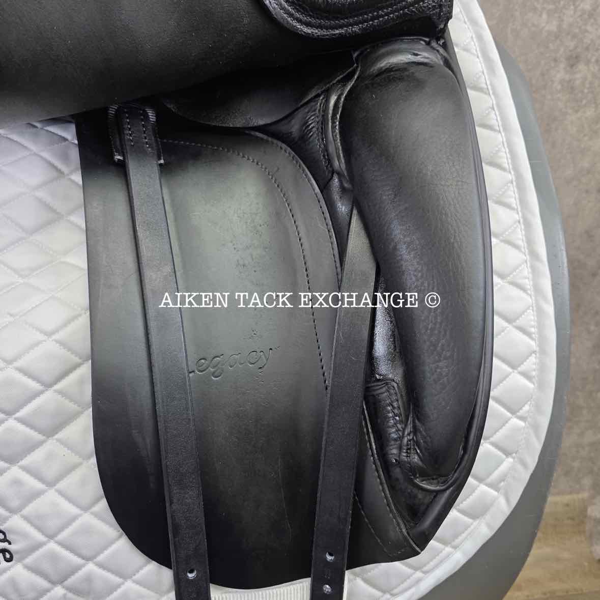 Fryso Legacy Dressage Saddle, 17.5" Seat, Wide Tree, Wool Flocked Panels