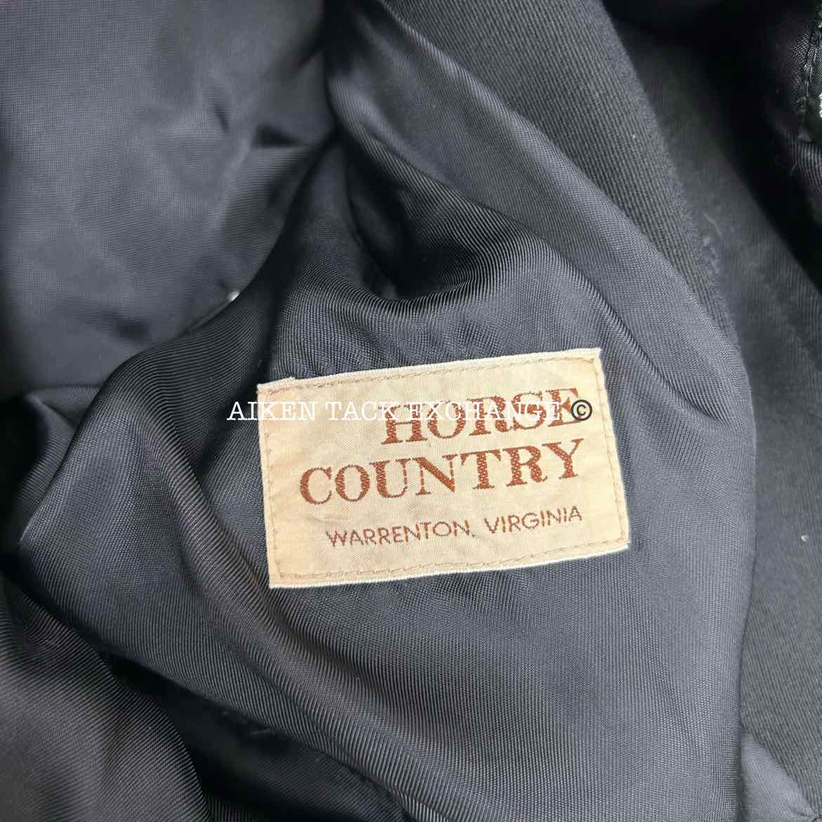 Horse Country Mid Weight Frock Hunt Coat, Size 38 L (Has Small Rips in Lining)
