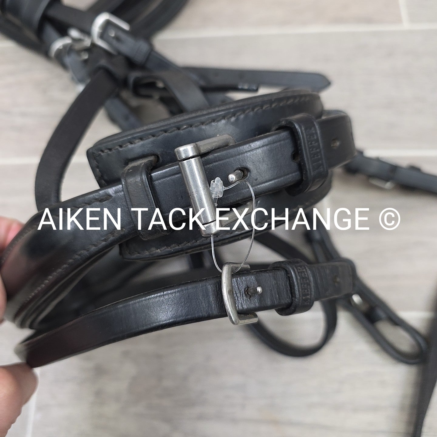Kieffer Monocrown Bridle with Cotton Web Reins & 2 Extra Browbands, Size Full