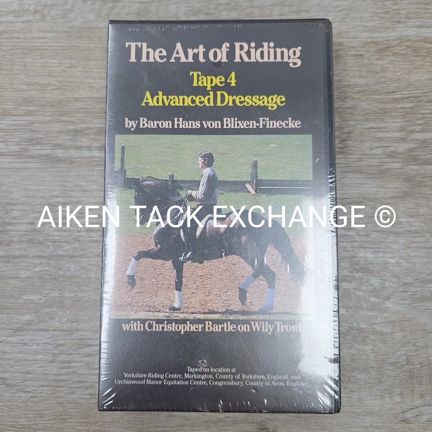 The Art of Riding: Tape 4, Advanced Dressage by Caron Hans von Blixen-Finecke