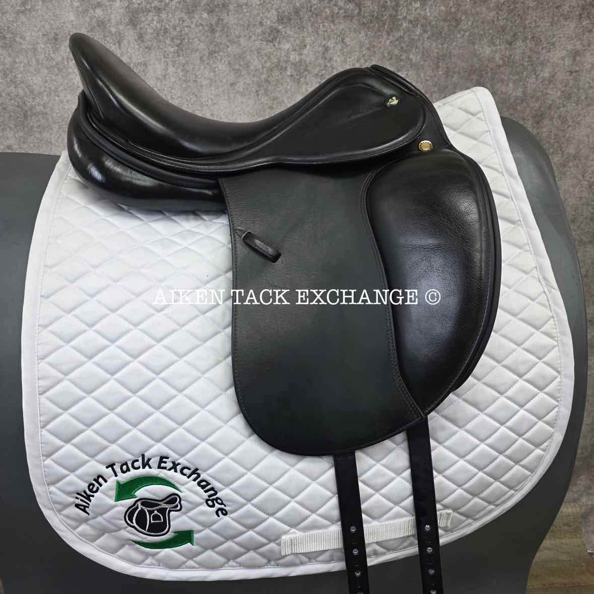 **SOLD** 2015 Prestige Lucky Idol Dressage Saddle, 16" Seat, 32 Tree - Medium, Wool Flocked Panels