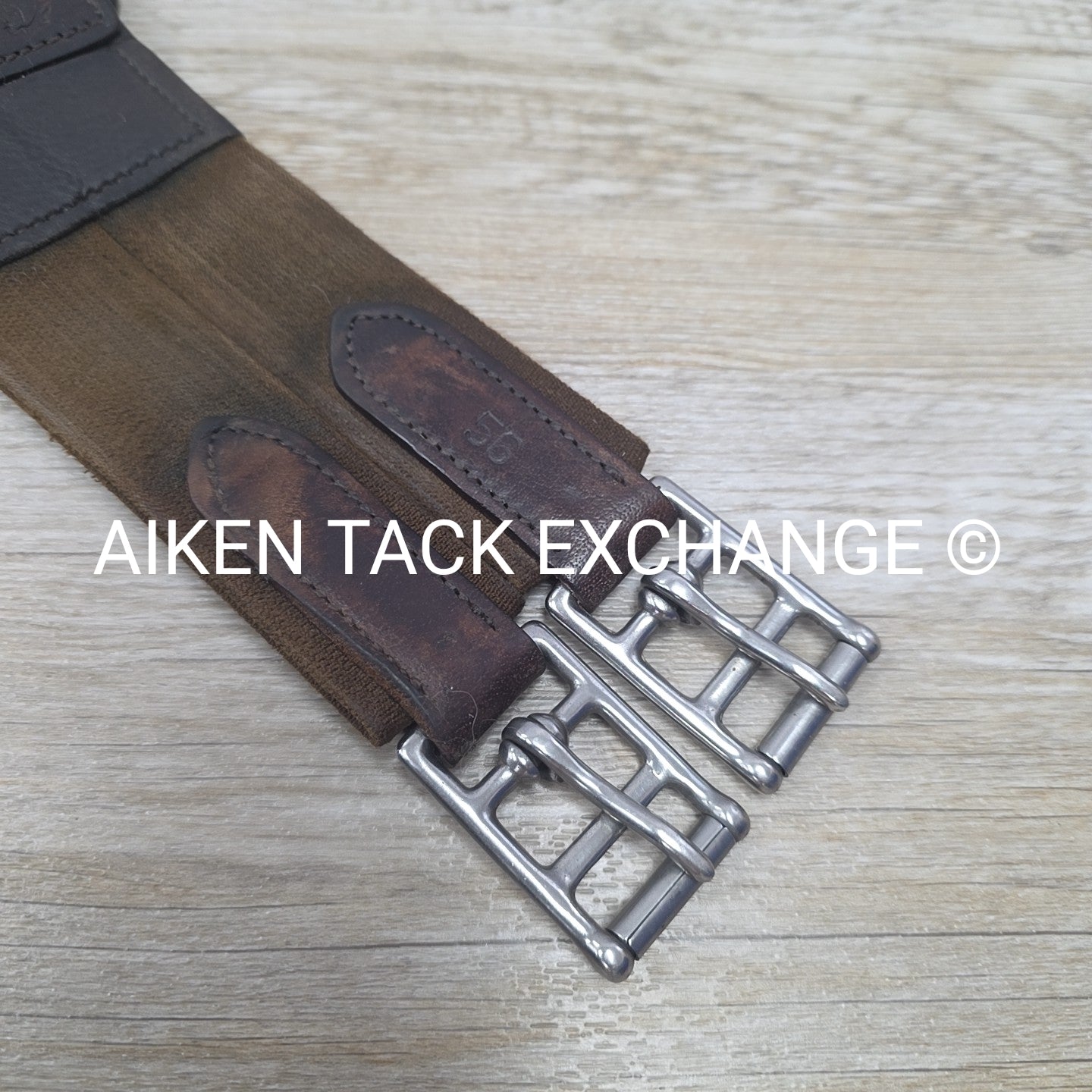 Total Saddle Fit StretchTec Anatomic Shoulder Relief Girth, Brown, 56"