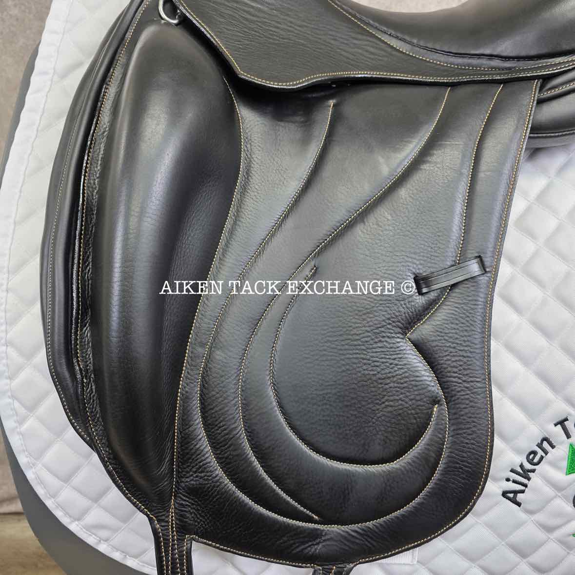 2015 GMD Germida Ratomka Piaffe Monoflap Dressage Saddle, 16.5" Seat, Wide Tree, Foam Panels