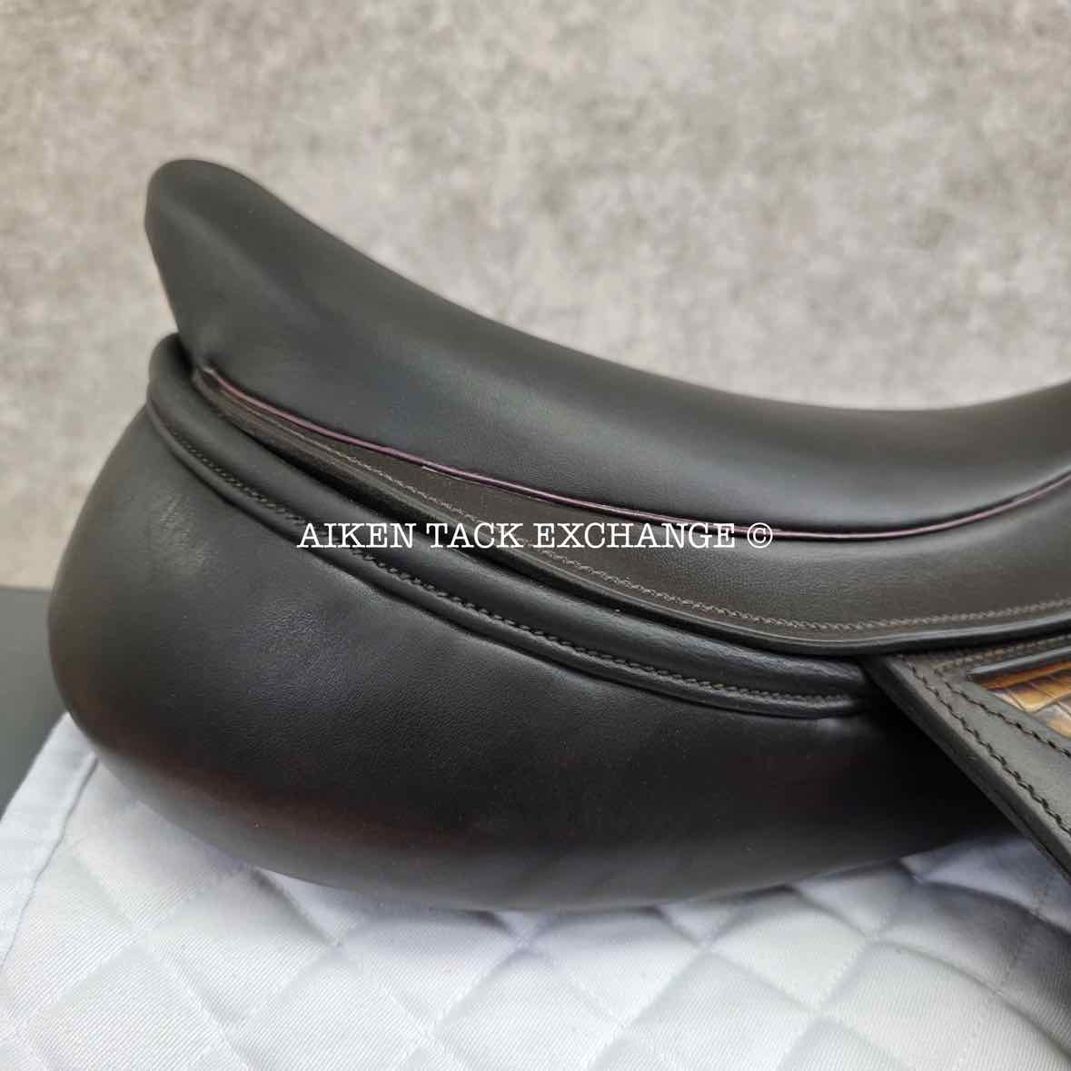 2021 Stackhouse Monoflap Jump Saddle, 18" Seat, Narrow Tree