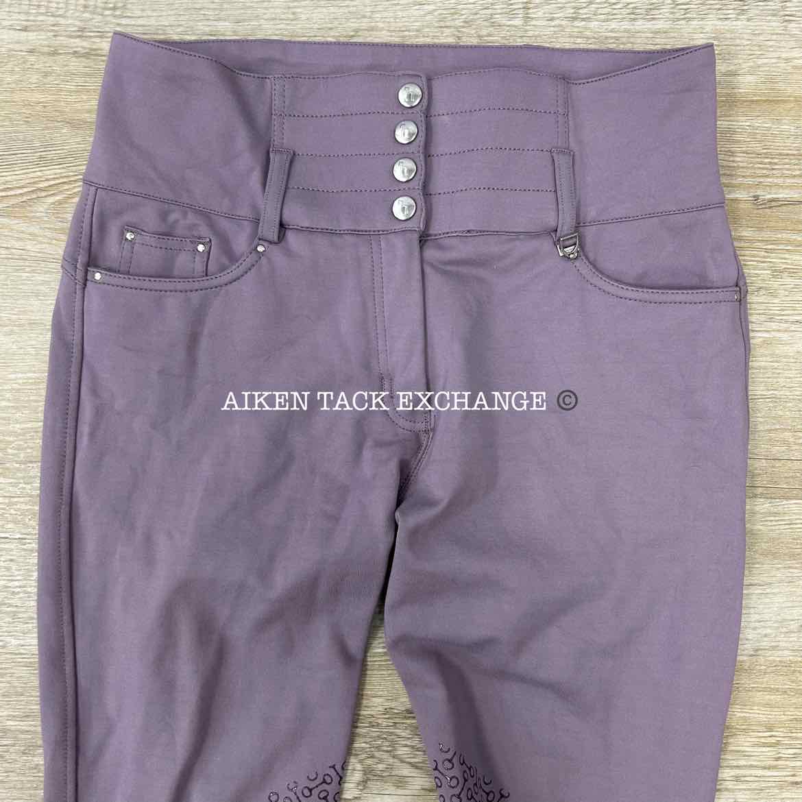 Horze Tara Silicone Grip Knee Patch Breeches, Women's 30